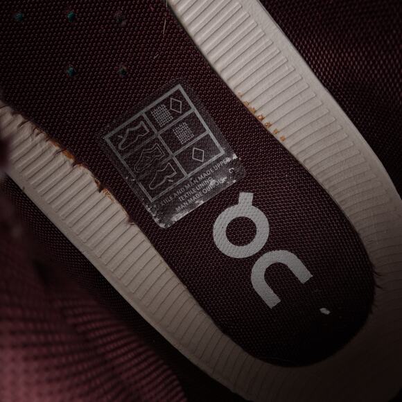 On Running Sneakers Womens SZ 11 Gray Orange Cloud X Athletic Training Gym Shoes - Picture 15 of 16